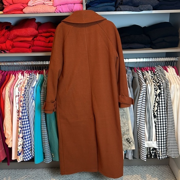 Unbranded brown long coat size 2 - Picture 3 of 3